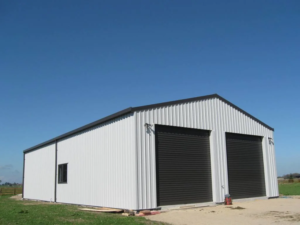 Prefabricated Steel Frame Building Metal Power Frame Structural Garage