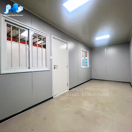 Casa contenedor expandible de 20 pies y casa contenedor de paquete plano